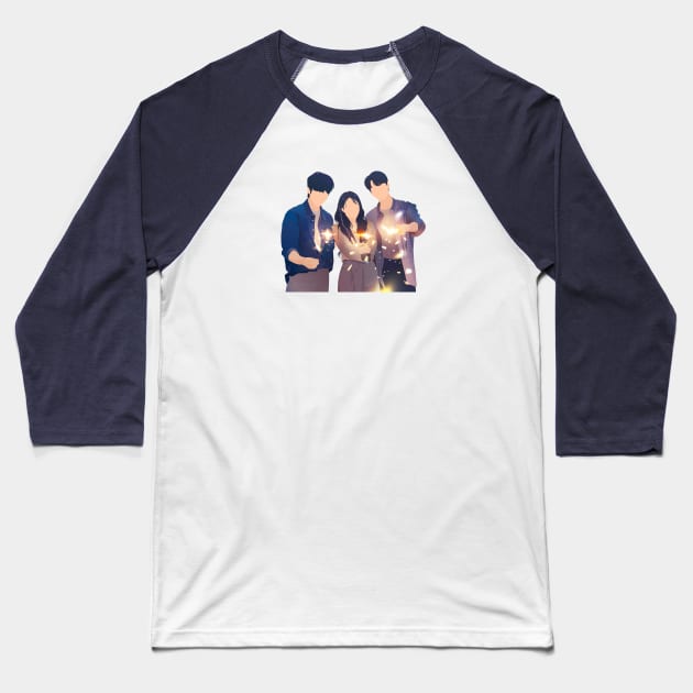 castaway diva kdrama Baseball T-Shirt by nelkrshop